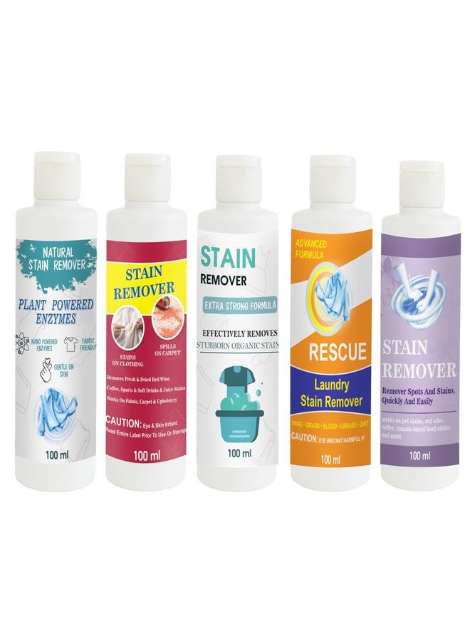 مجموعة مزيلات البقع من توفوس: مزيل بقع القمصان، الأحمر، الدمى، البرتقالي، والبنفسجي | محلول تنظيف متعدد الأسطح للملابس والأقمشة والمفروشات (100 غرام لكل عبوة) - Image 1